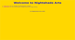 Desktop Screenshot of nightshade-arts.co.uk